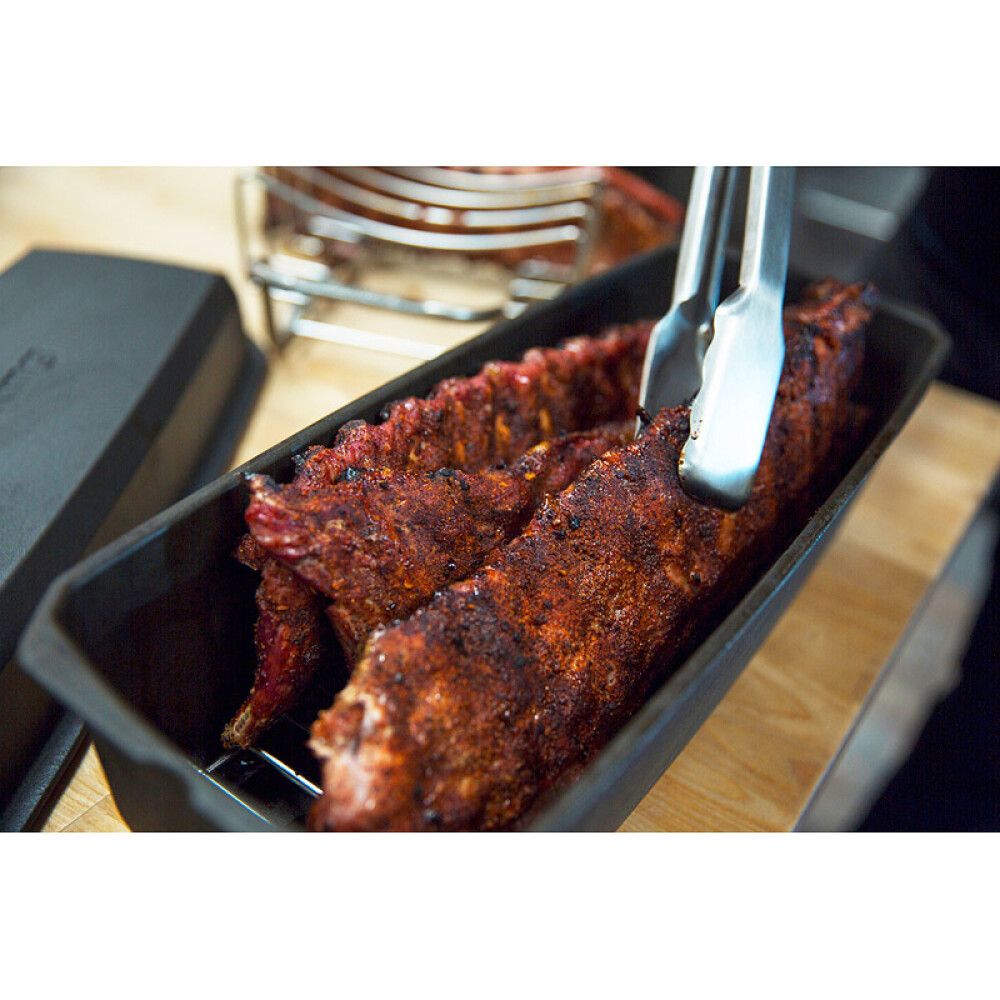 STØPEJERNSGRYTE BROIL KING TIL SPARERIBS & STEK