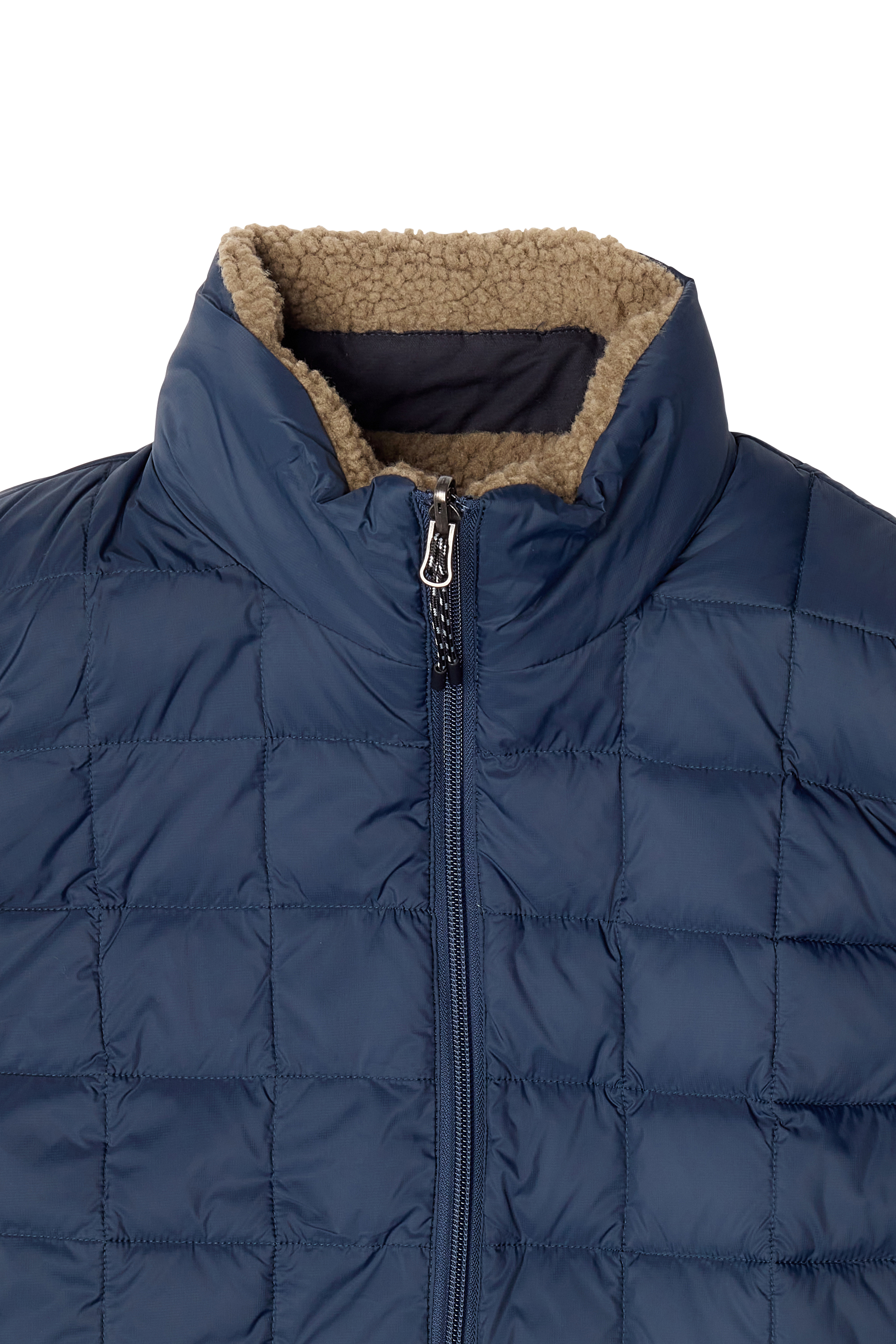 TAION Doudoune sans manches réversible  DOWN X BOAR REVERSIBLE Bleu