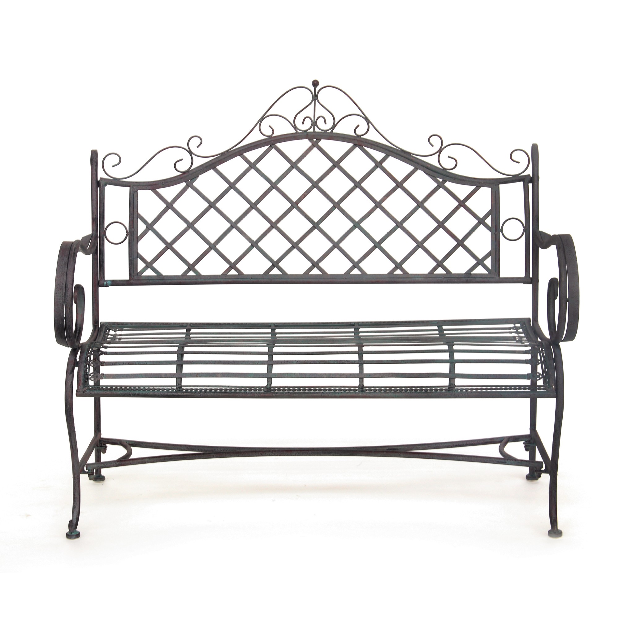 Metallbank 'Yves', dunkelgrau, T 50 cm, B 115 cm, H 101 cm günstig bestellen