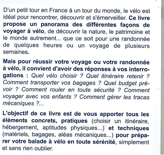 EDITIONS DU PUITS FLEURI - LE GUIDE DU VOYAGE A VELO