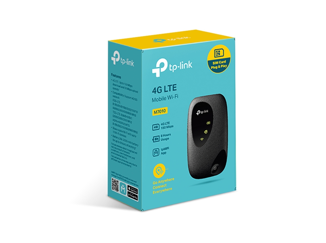 ROUTER MOBILE TP-LINK M7010 4G LTE PRETO
