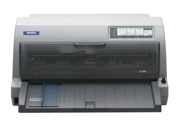 Epson LQ 690 - Printer - S/H - dot-matrix - 12 cpi - 24 pin - op til 529 tegn/sek. - parallel, USB