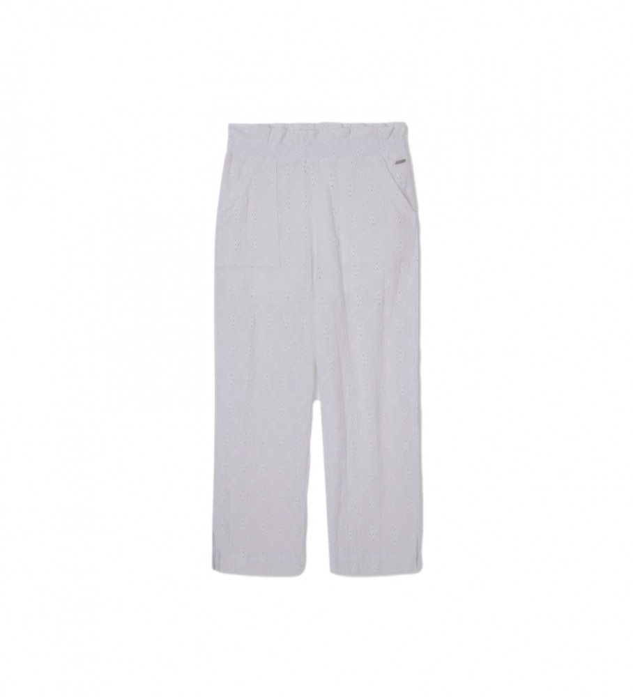 Calças brancas Ghislaine da Pepe Jeans