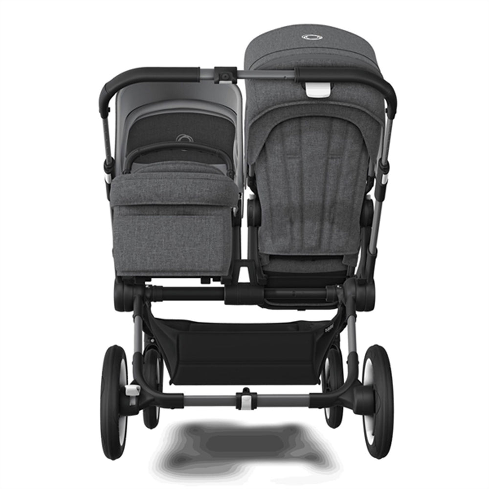 Køb Bugaboo Donkey 5 Duo Søskendevogn Graphite/Grey Melange