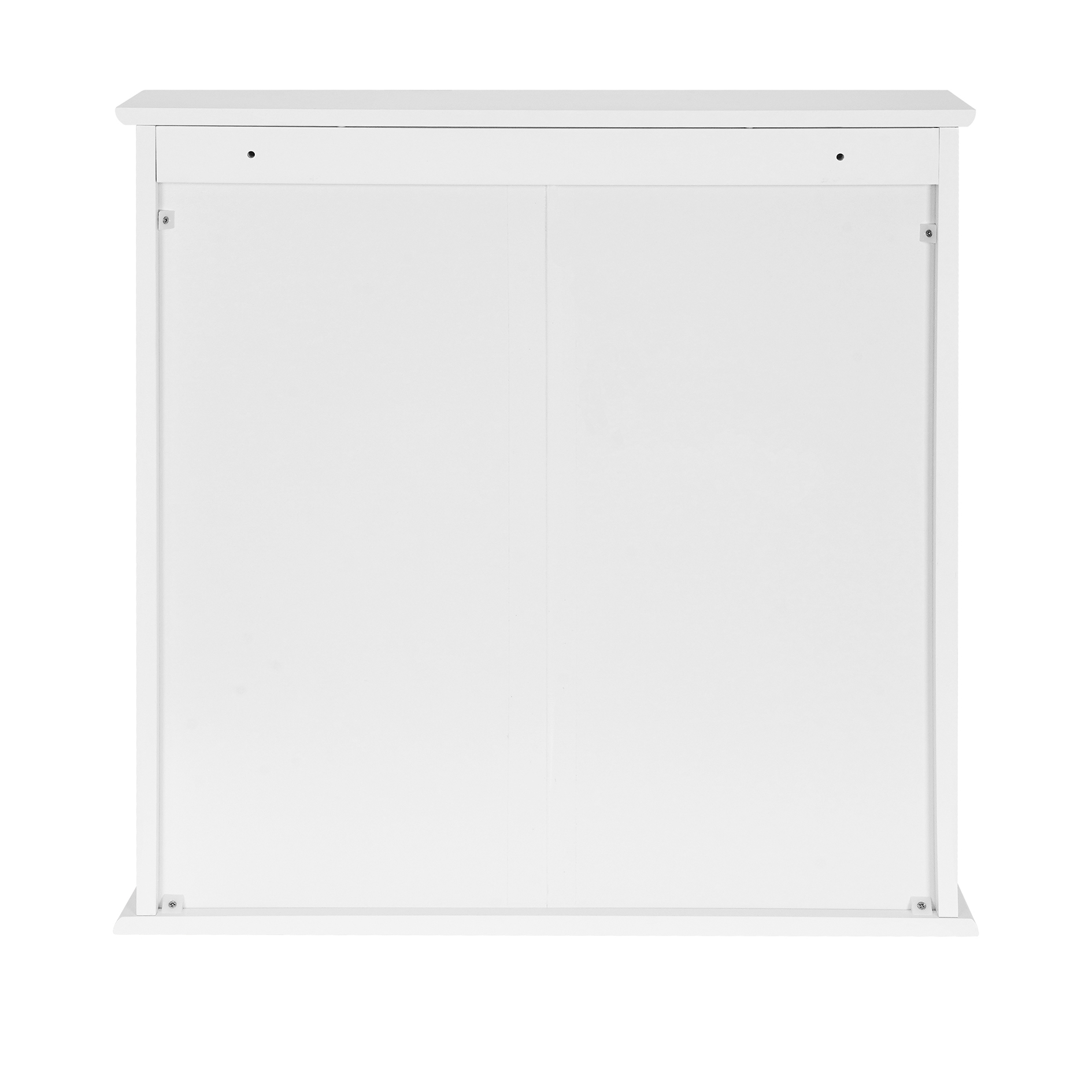 Spiegelschrank - weiß - offenes Fach - 56 cm