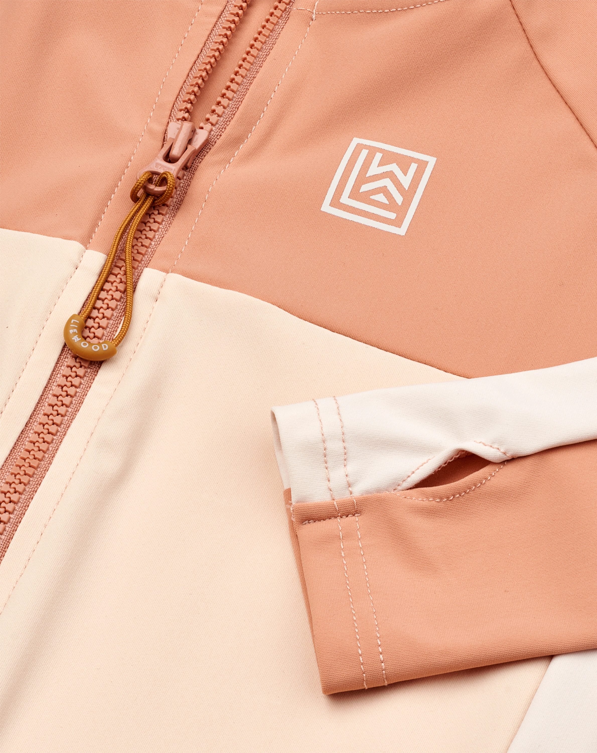 Badeshirt AVALON mit Zipper in apple blossom