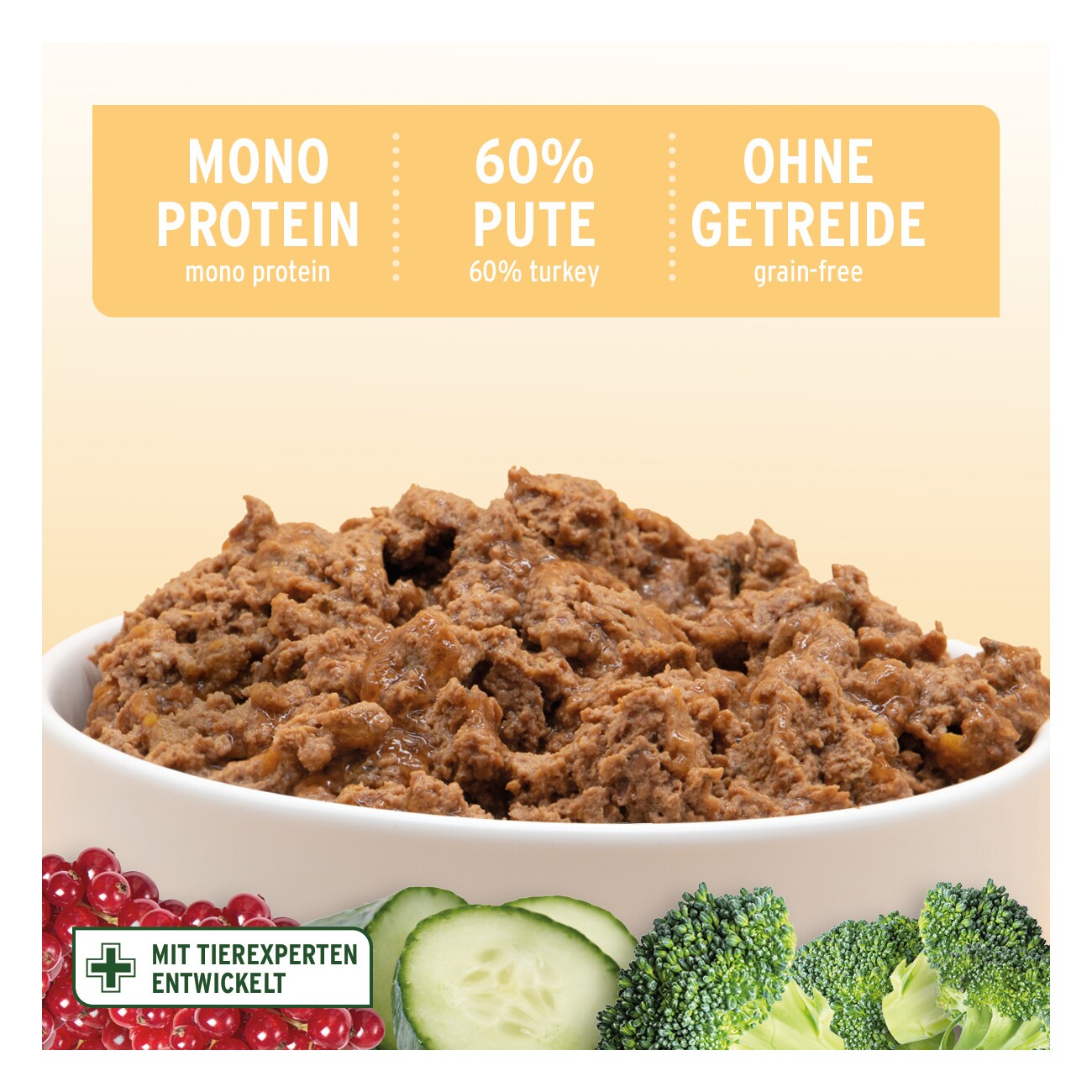 AniForte Nassfutter GreenfieldTurkey Pute 6x400 g