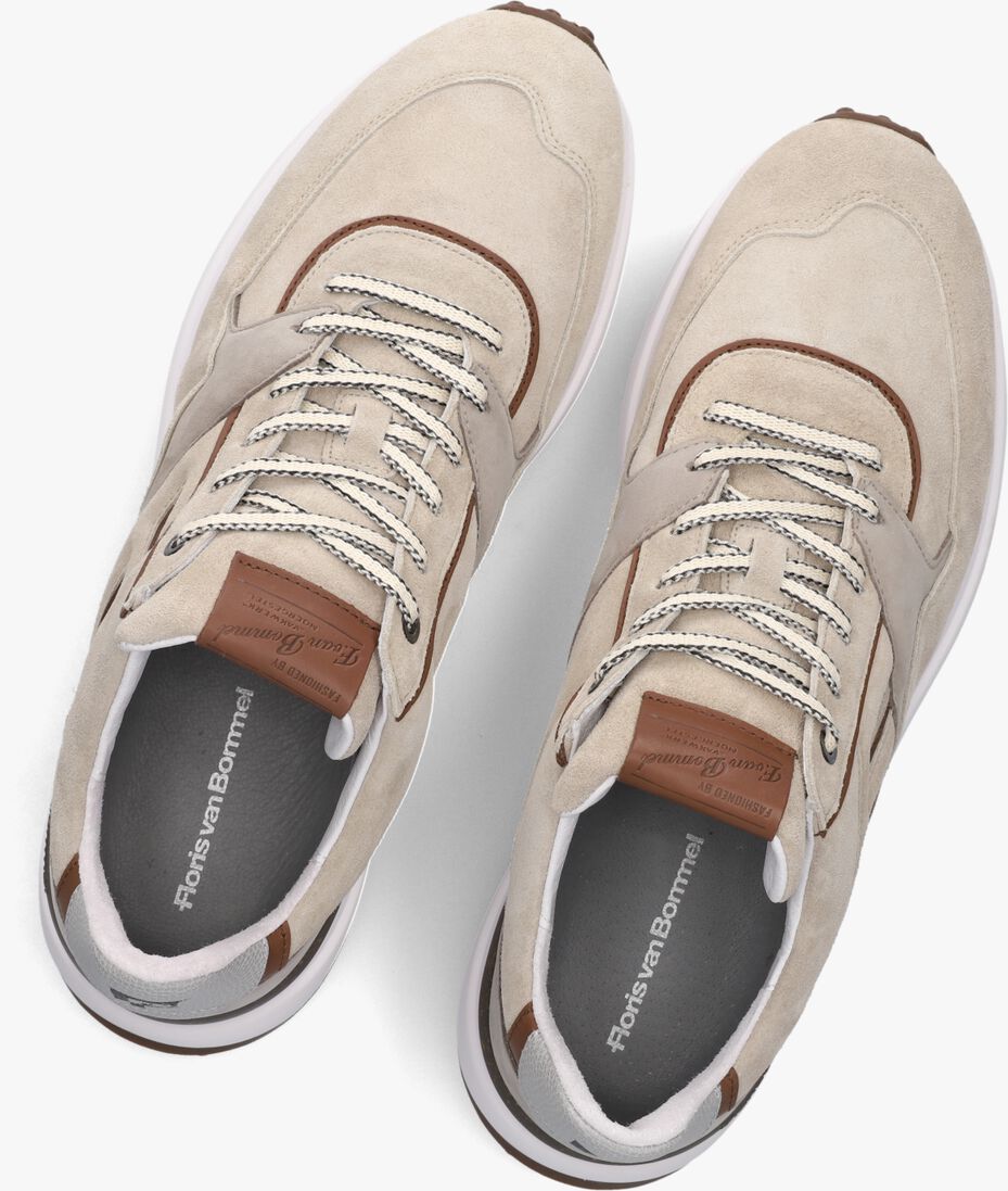 beige floris van bommel lage sneakers sfm-10223 noppi