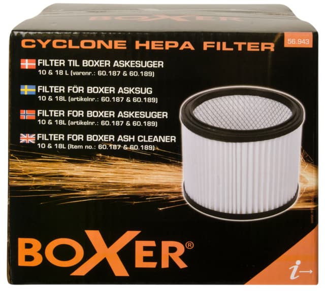 HEPA filter til askesuger 10L og 18L