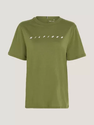 Camiseta Relaxed com Logo Esportivo