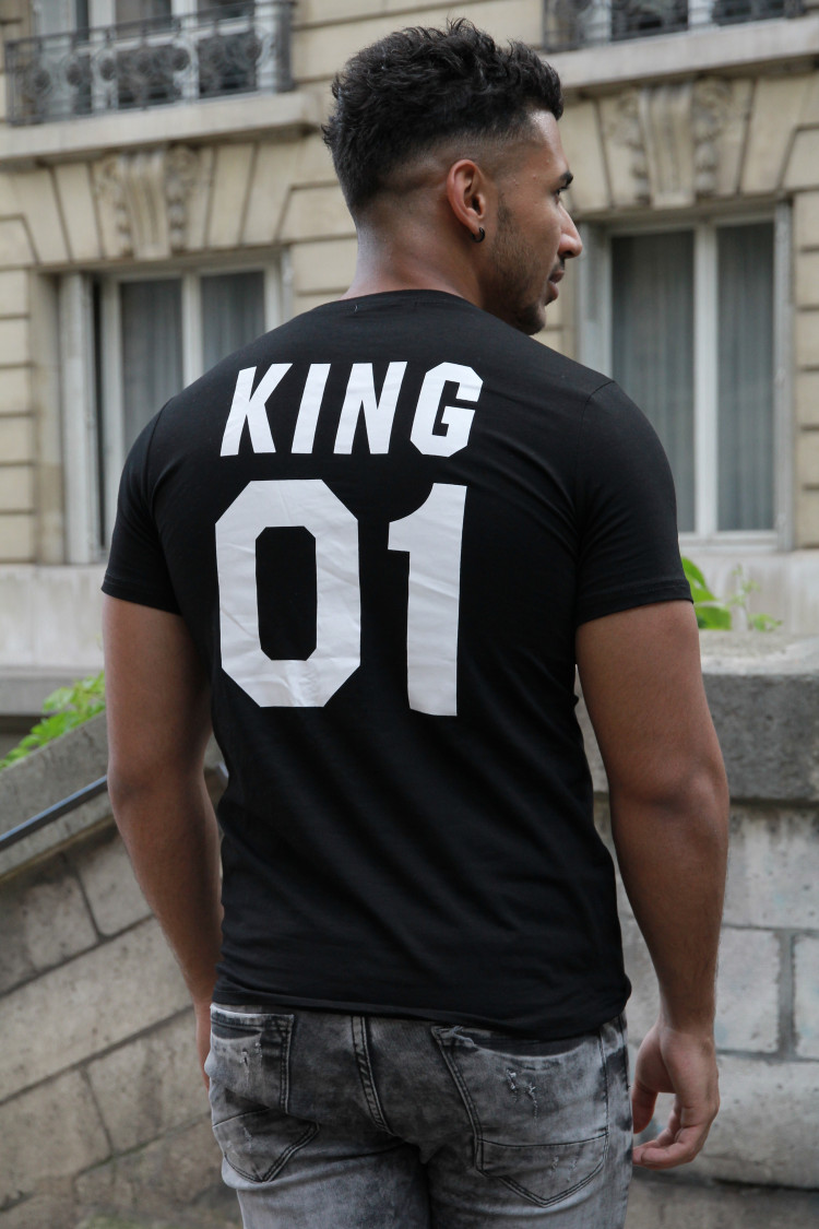 T-shirt KING 01 noir