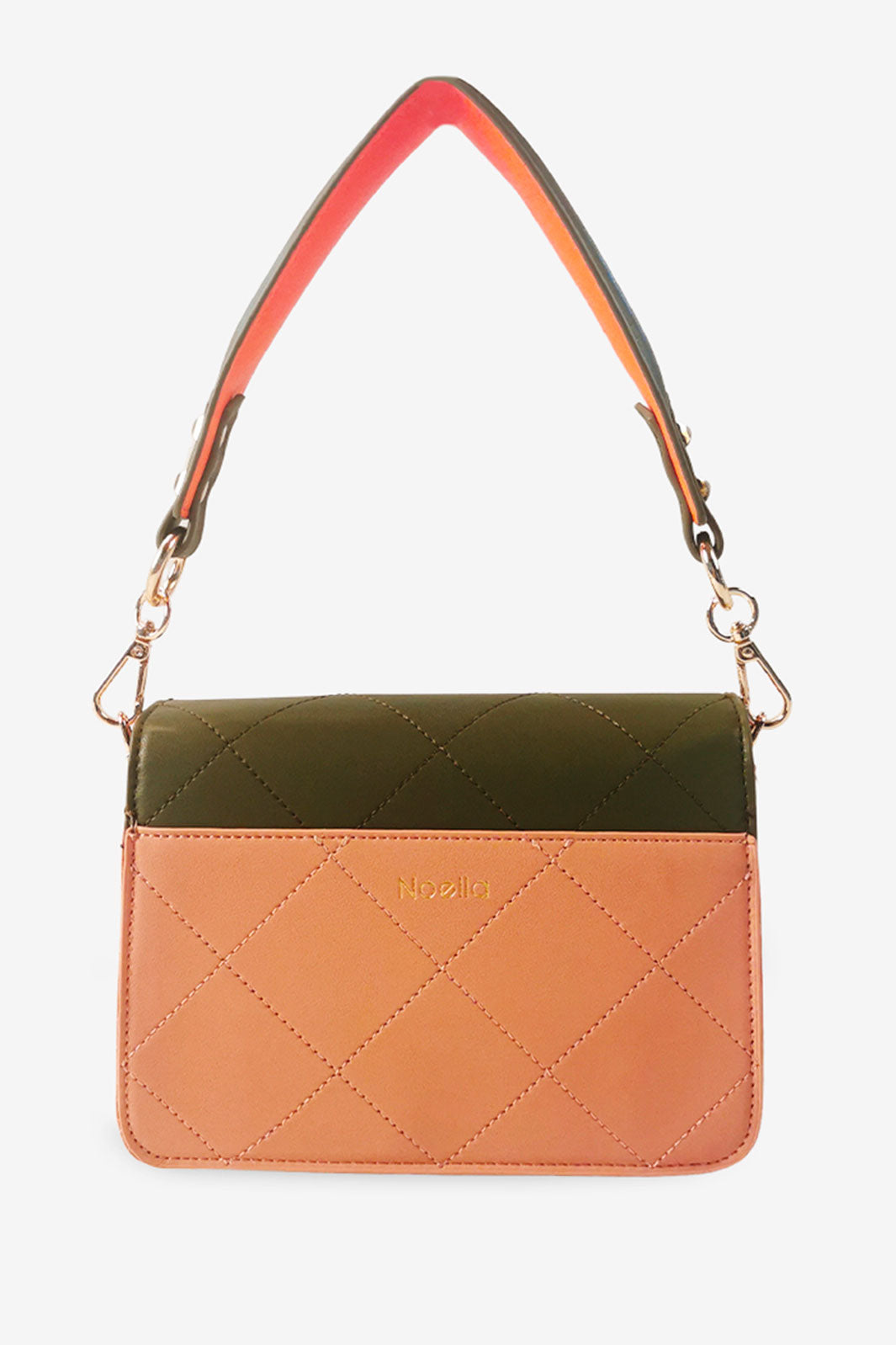 Noella Blanca Bag Medium army orange rose