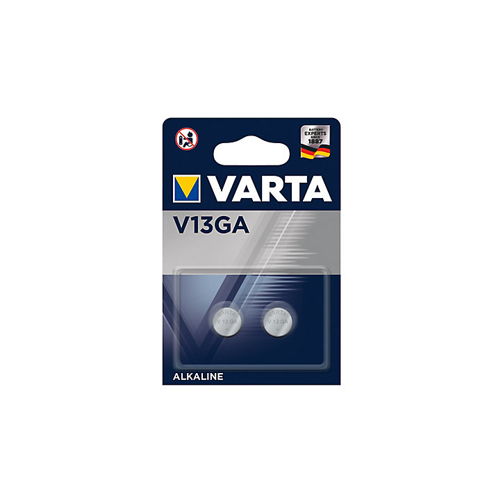 Pile alcaline V13GA Varta, lot de 2