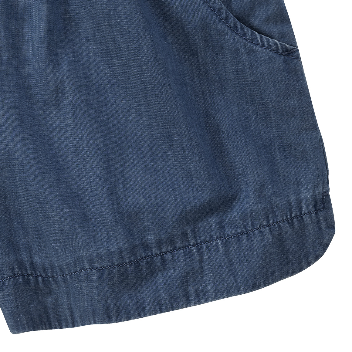 Yigga Mädchen Shorts in Denim-Optik dunkelblau