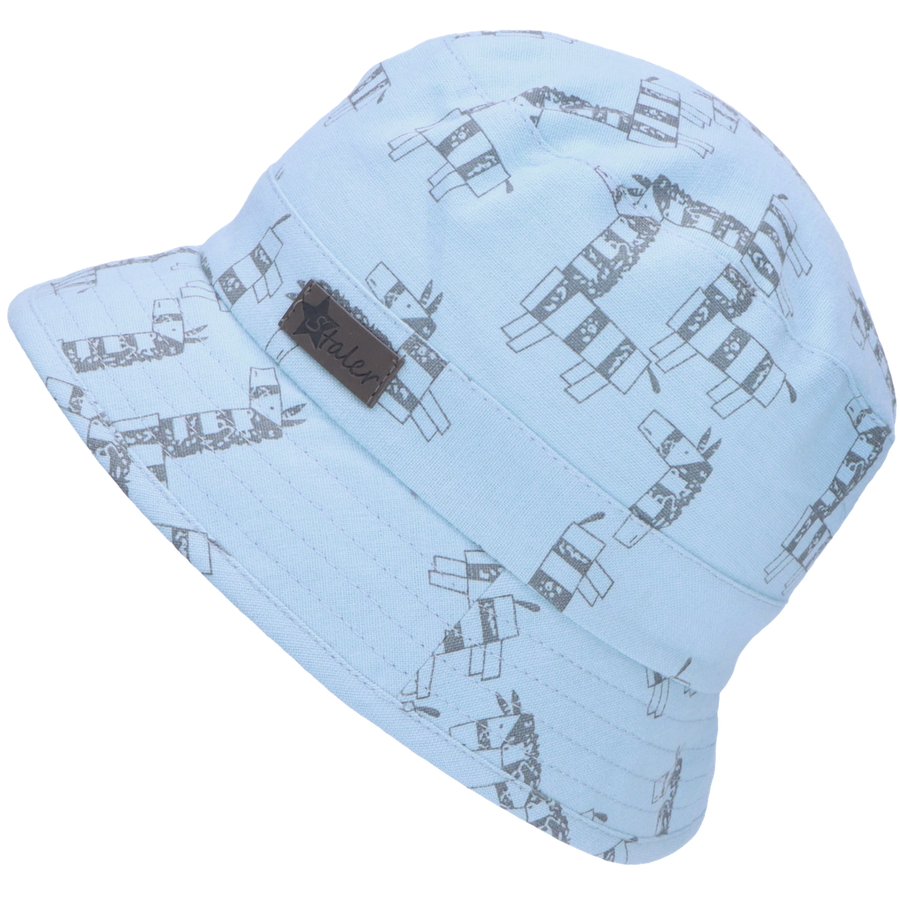 Sterntaler Fischerhut Zebra himmelblau