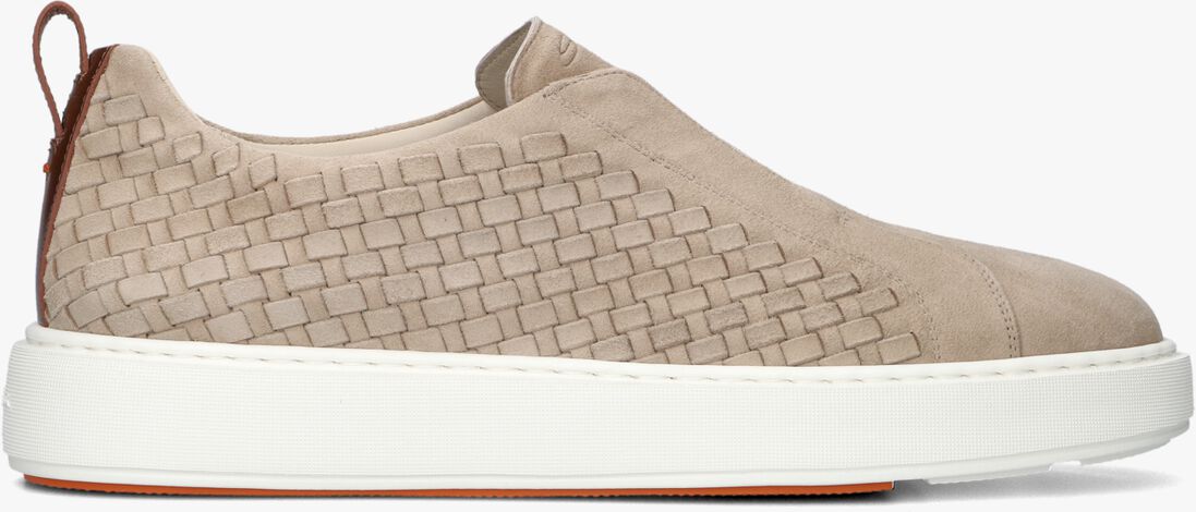 beige santoni lage sneakers vic wave