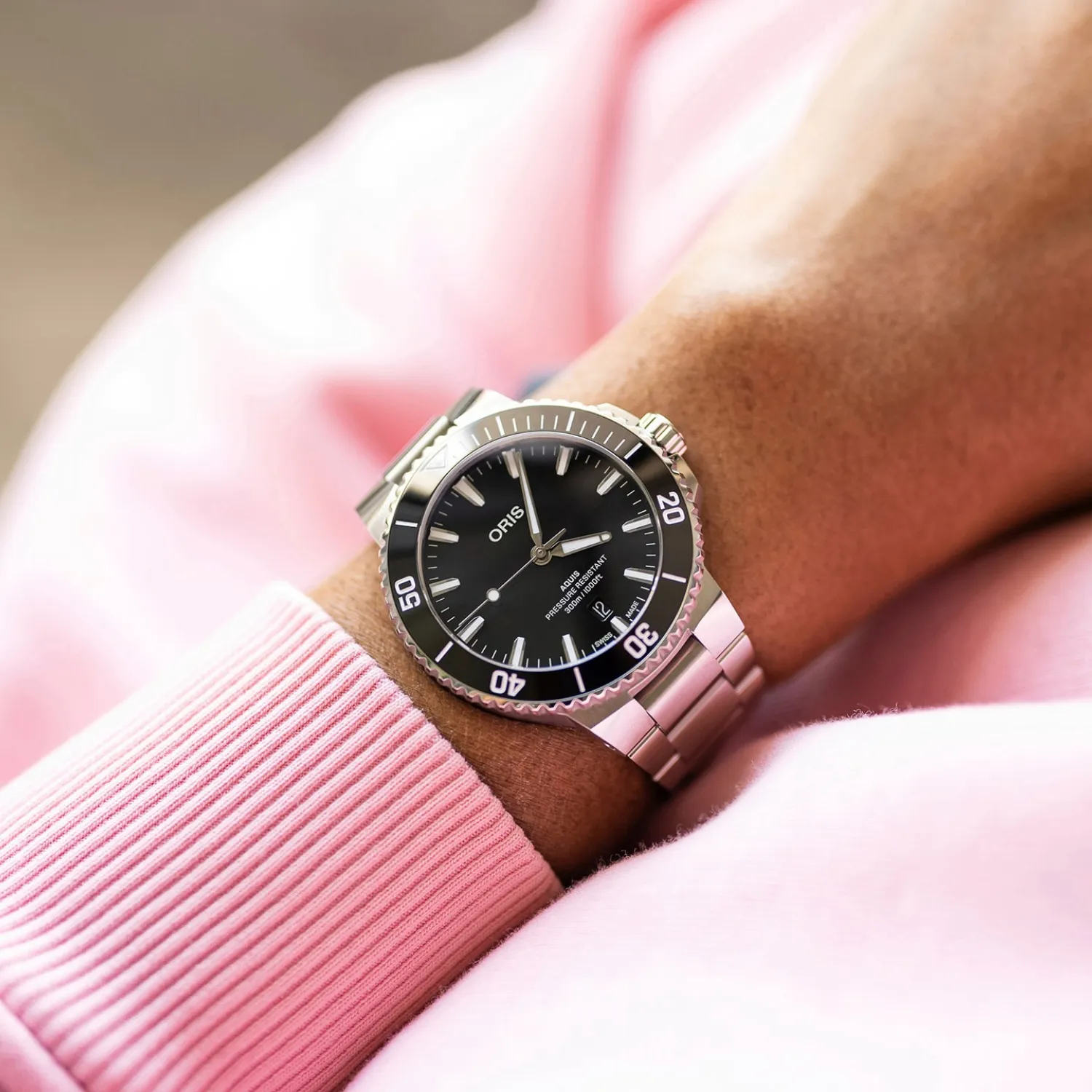 ORIS Aquis Date 73377874154MB