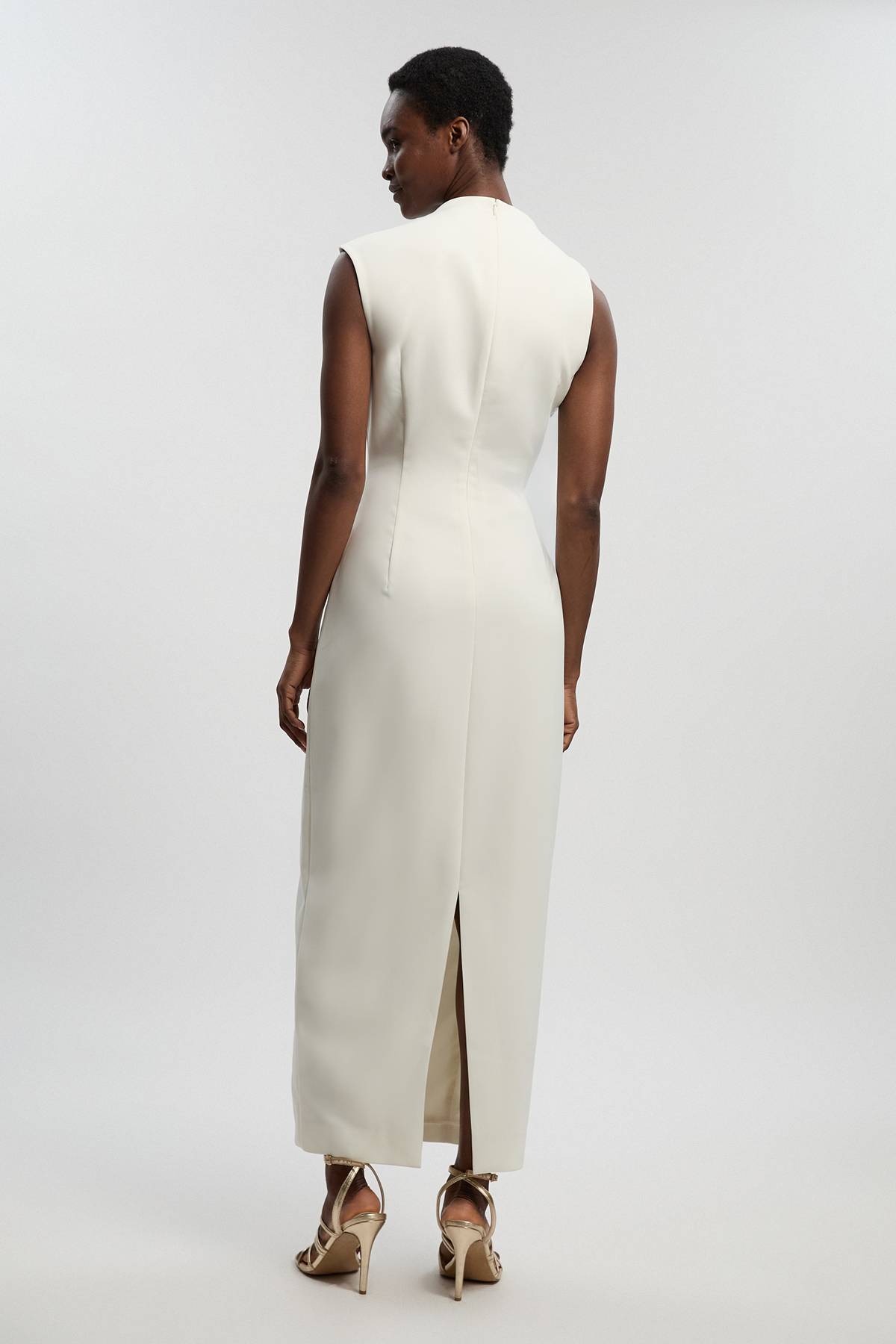 KarenMillen Robe Midi Ajustée À Détails De Finitions Raffinées Pour Petite Taille