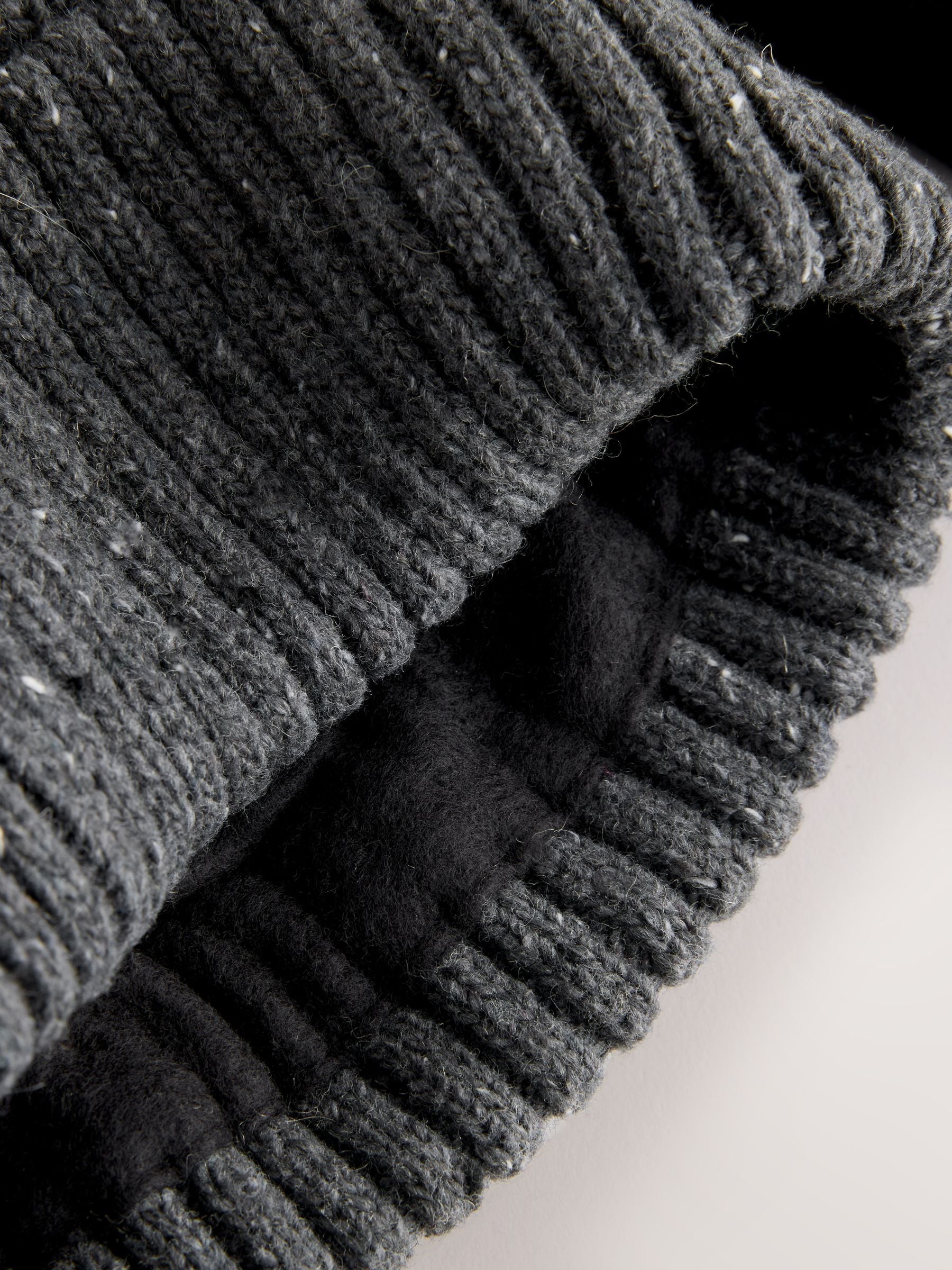 Zwart/antraciet - Thinsulate beanie-mutsen 2 stuks