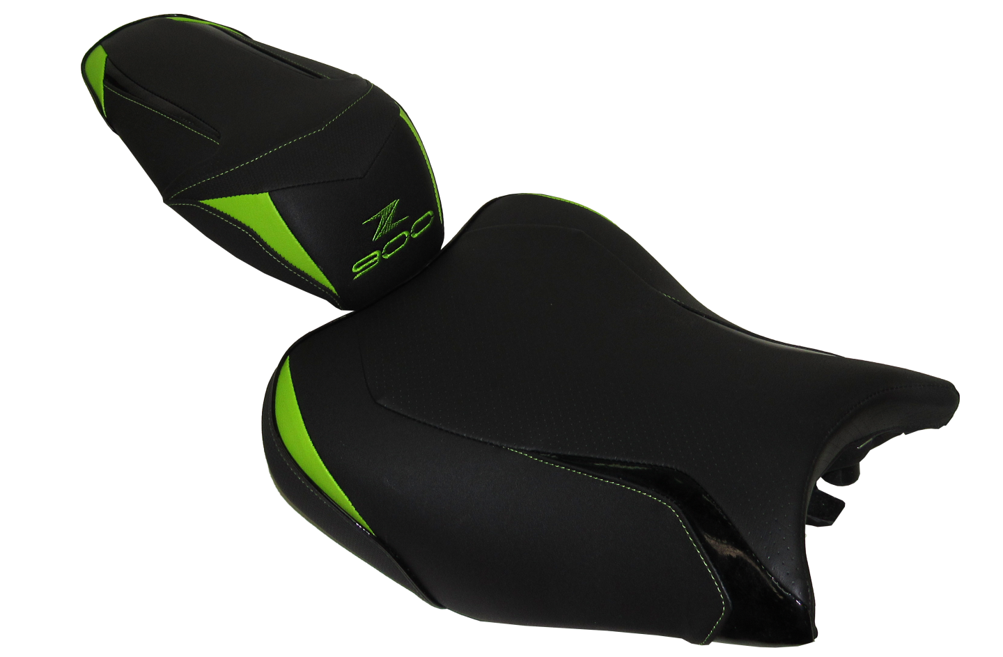 Bagster - Selle Ready Luxe série spéciale Kawasaki Z900 (2017-2023) Noir / Vert / Noir Brillant