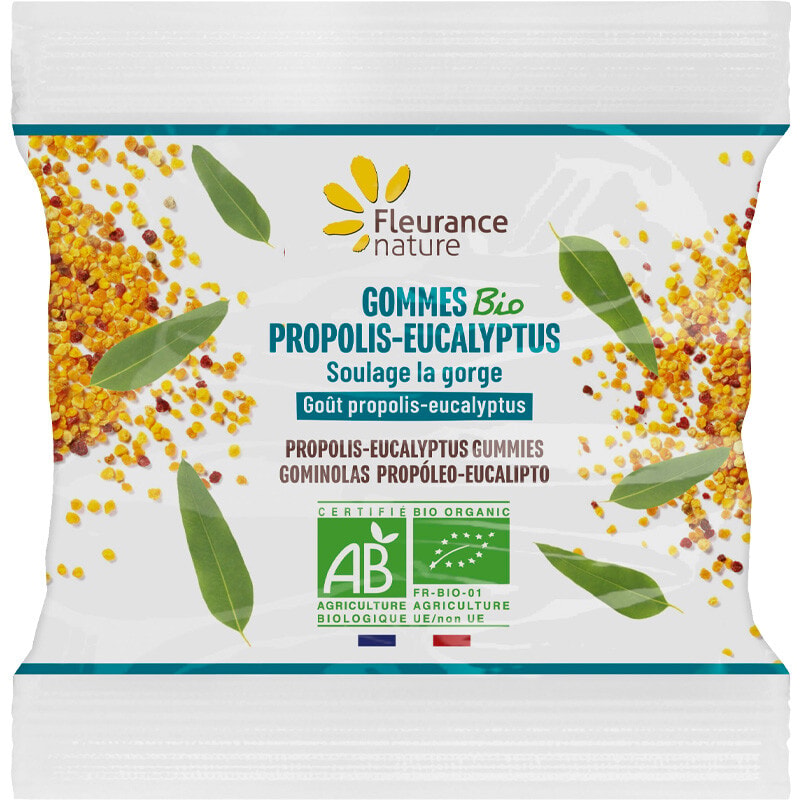 Recharges gommes propolis-eucalyptus bio - Soulage la gorge - 3 x 35 g