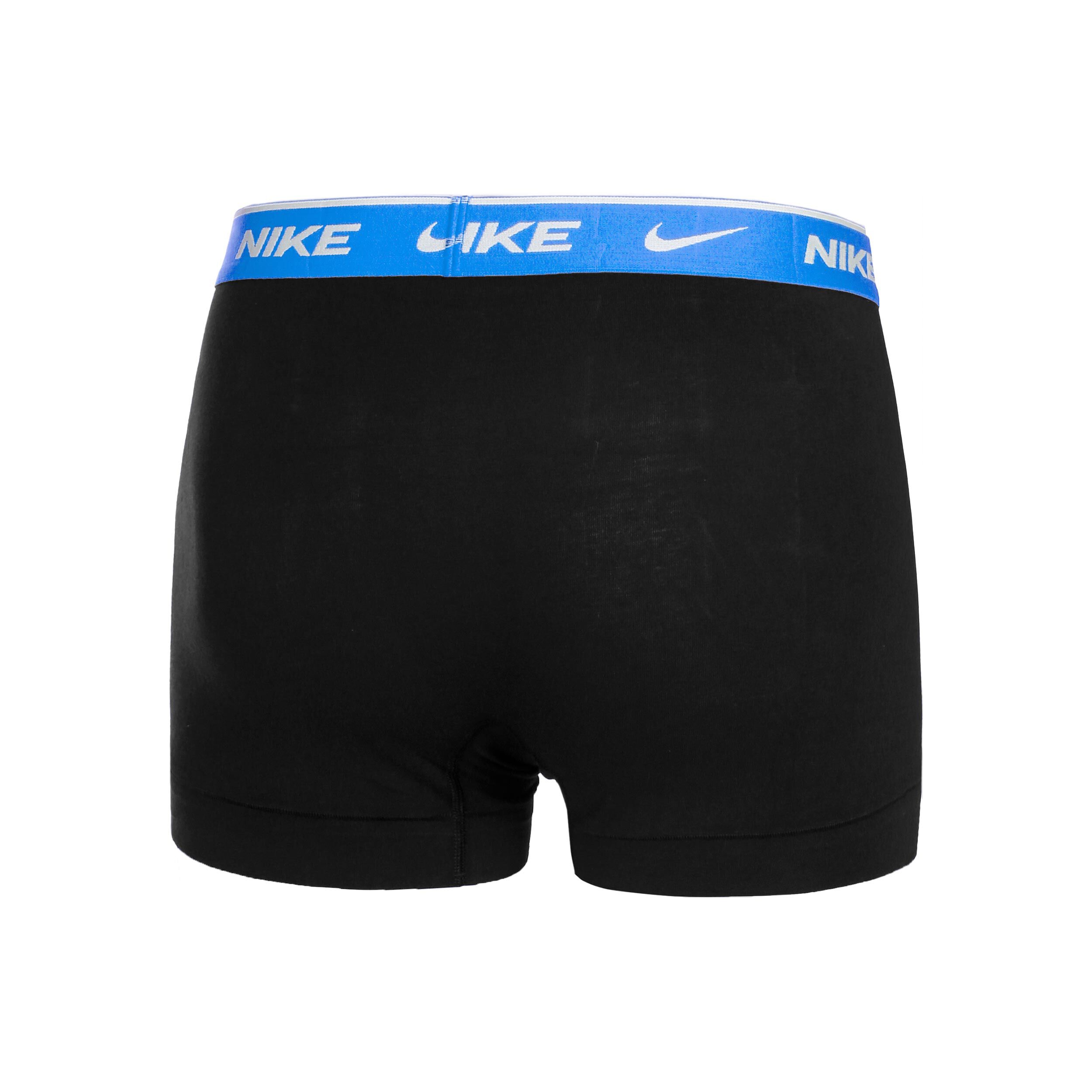 Nike Everyday Cotton Stretch Trunk Caleçon Pack De 3 Hommes - Multicouleur