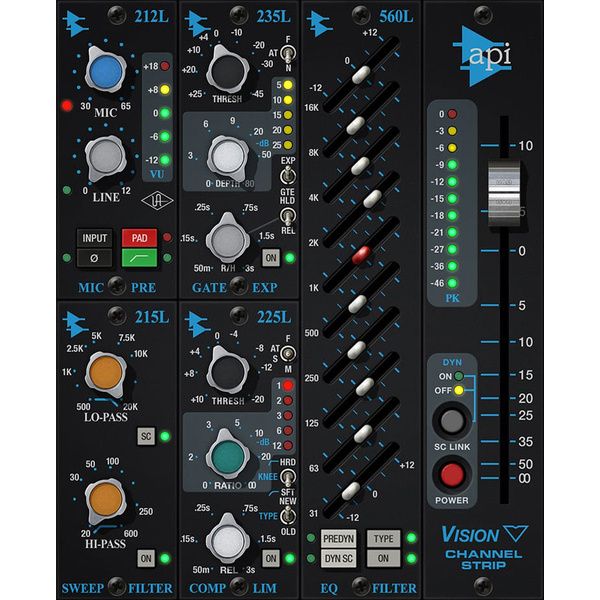 Universal Audio API Vision Chan. Strip Native