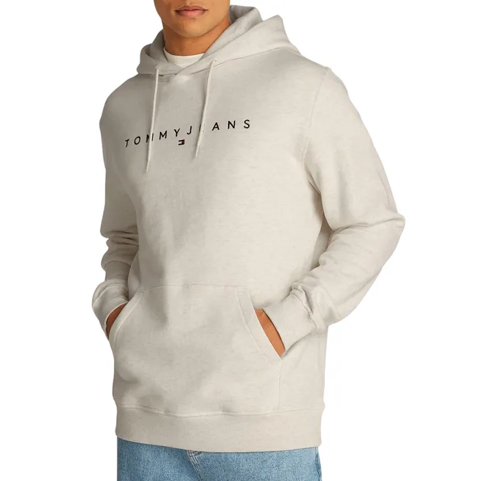 Tommy Hilfiger Regular Linear Logo Hoodie Heren