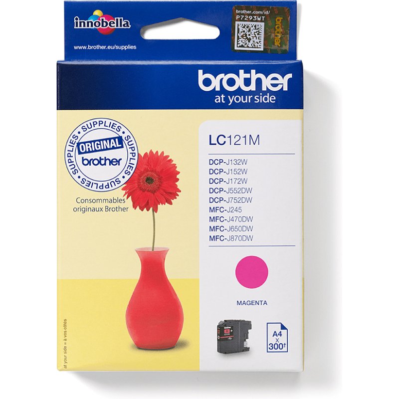 Brother LC121M - Cartouche d'encre originale – Magenta