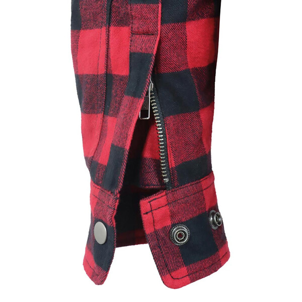 Harisson - Surchemise femme Ranger Lady Fit Noir / Rouge