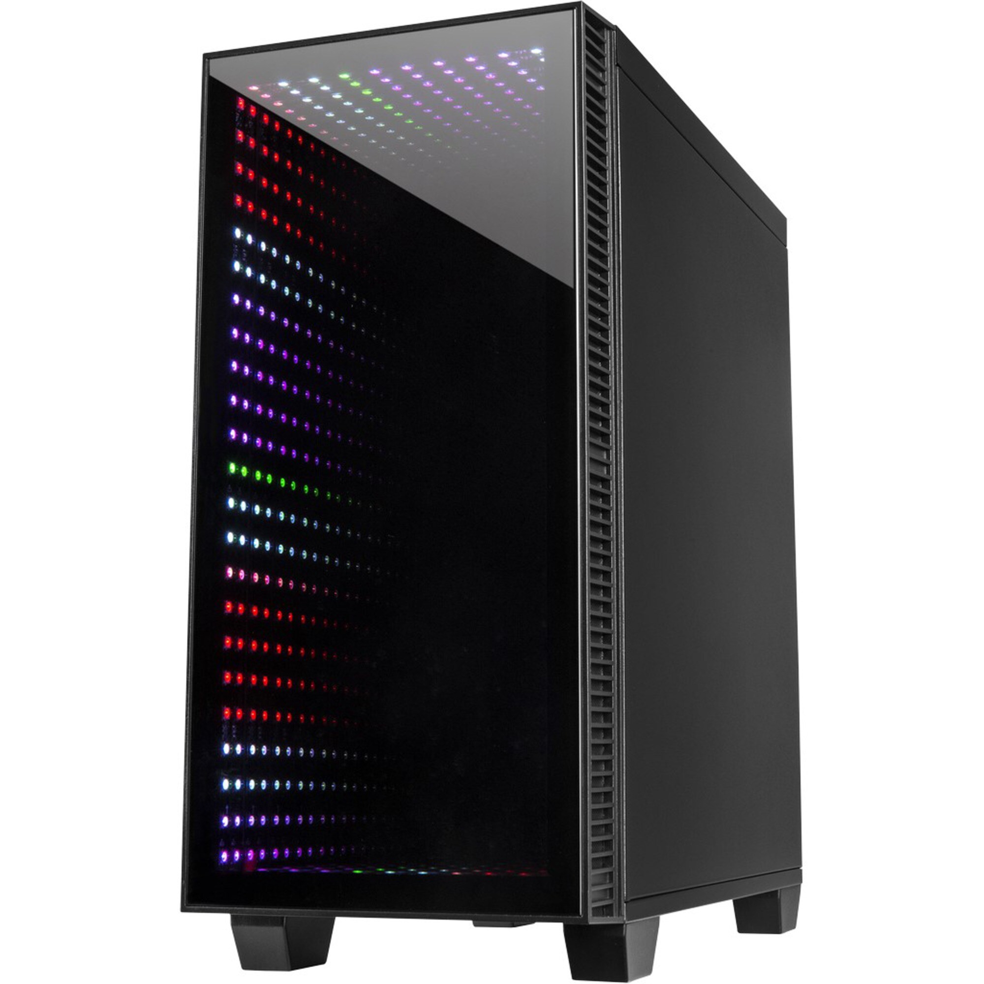 Inter-Tech Tower-Gehäuse X-608 Infinity Micro Infinity-Mirror