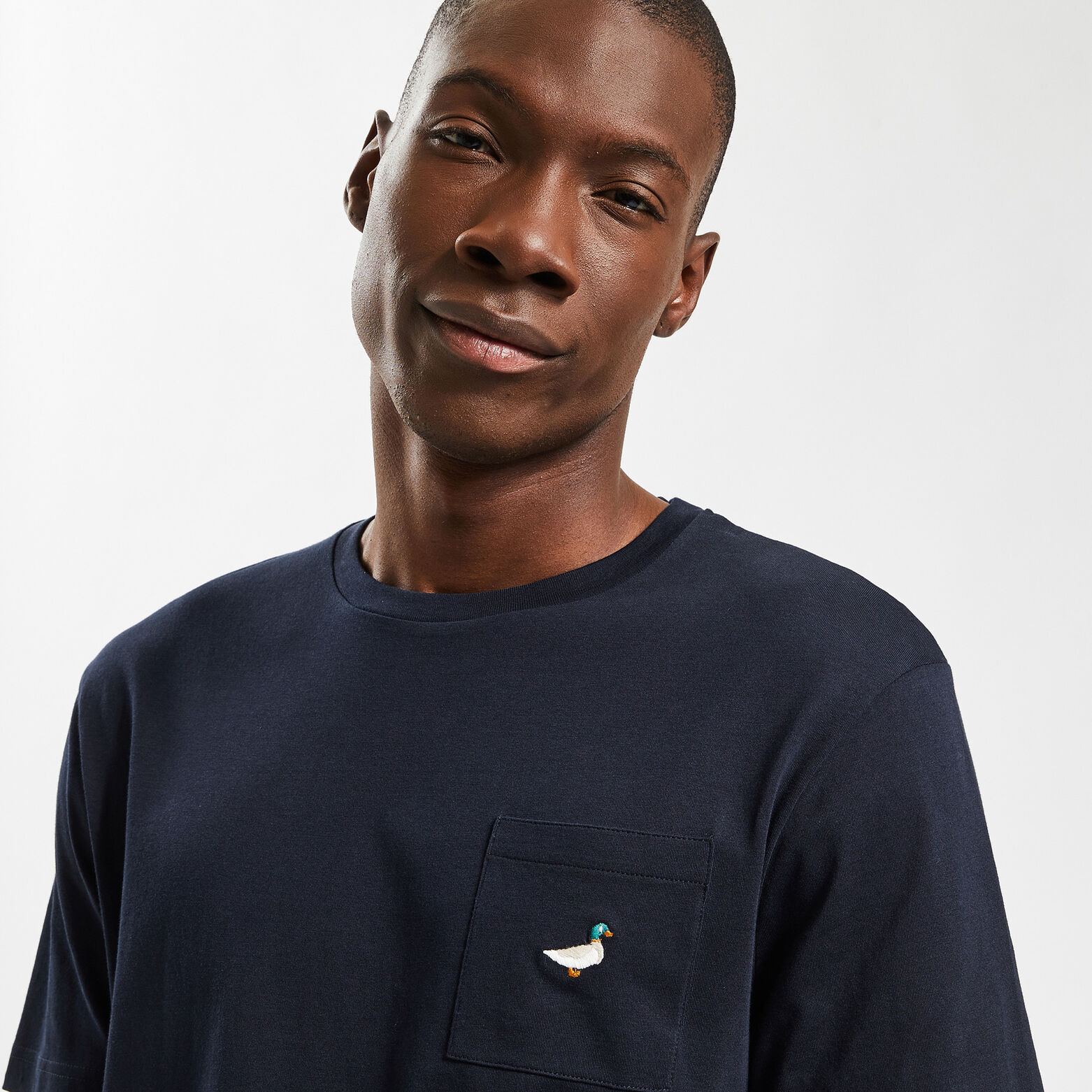 Tee-shirt de pyjama manches courtes Bleu foncé