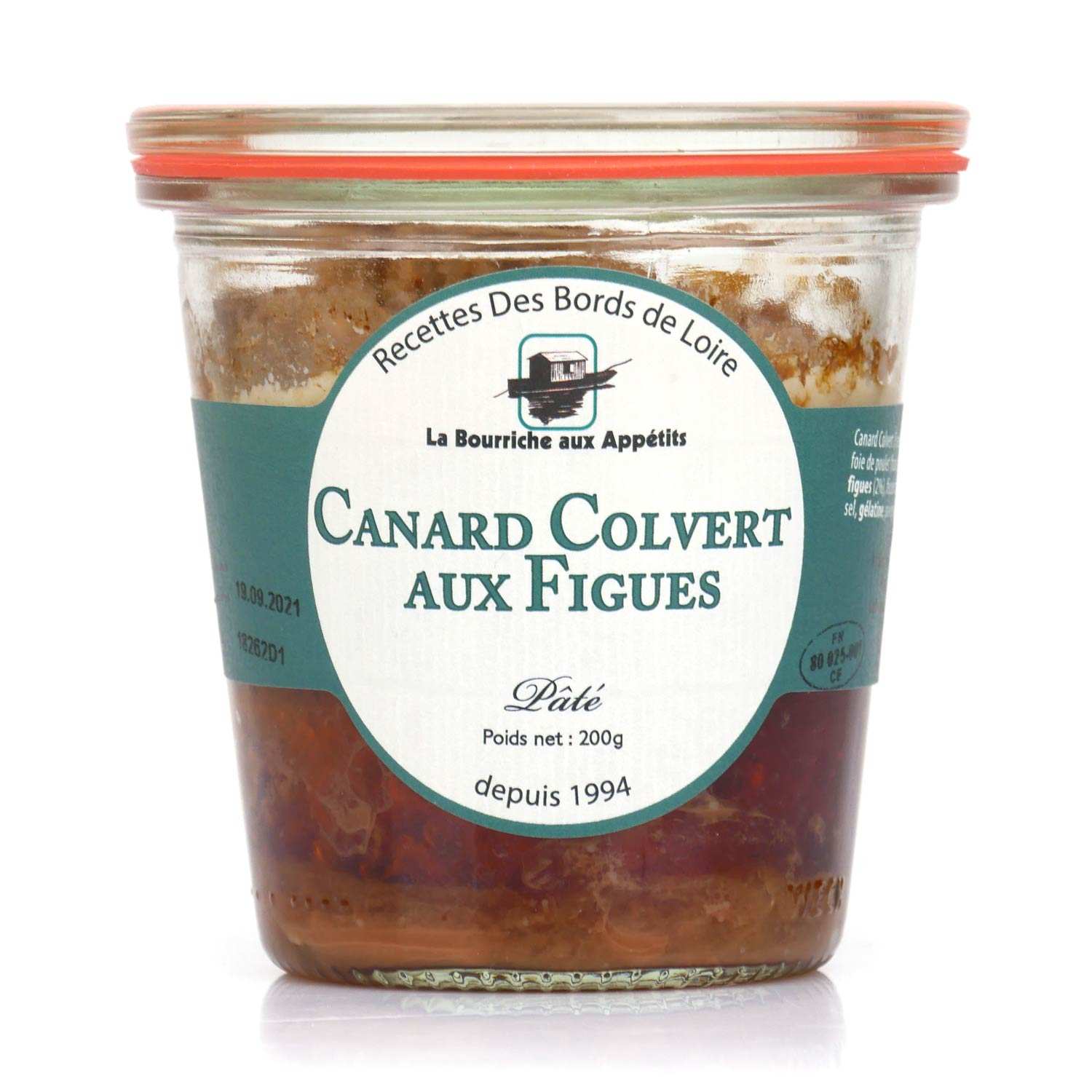Paté de canard colvert sauvage aux figues