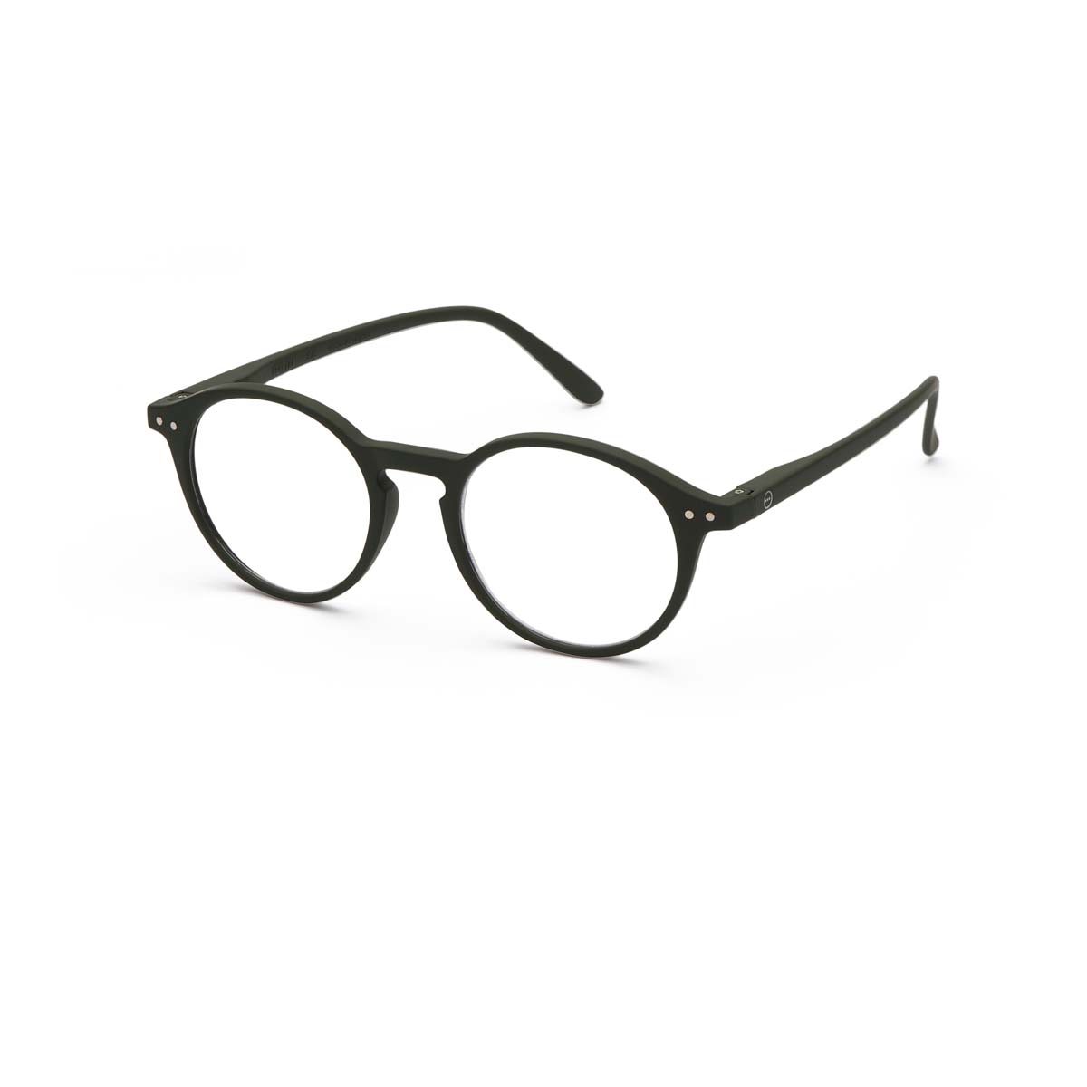 +3.00 Khaki Circular Reading Glasses: Izipizi