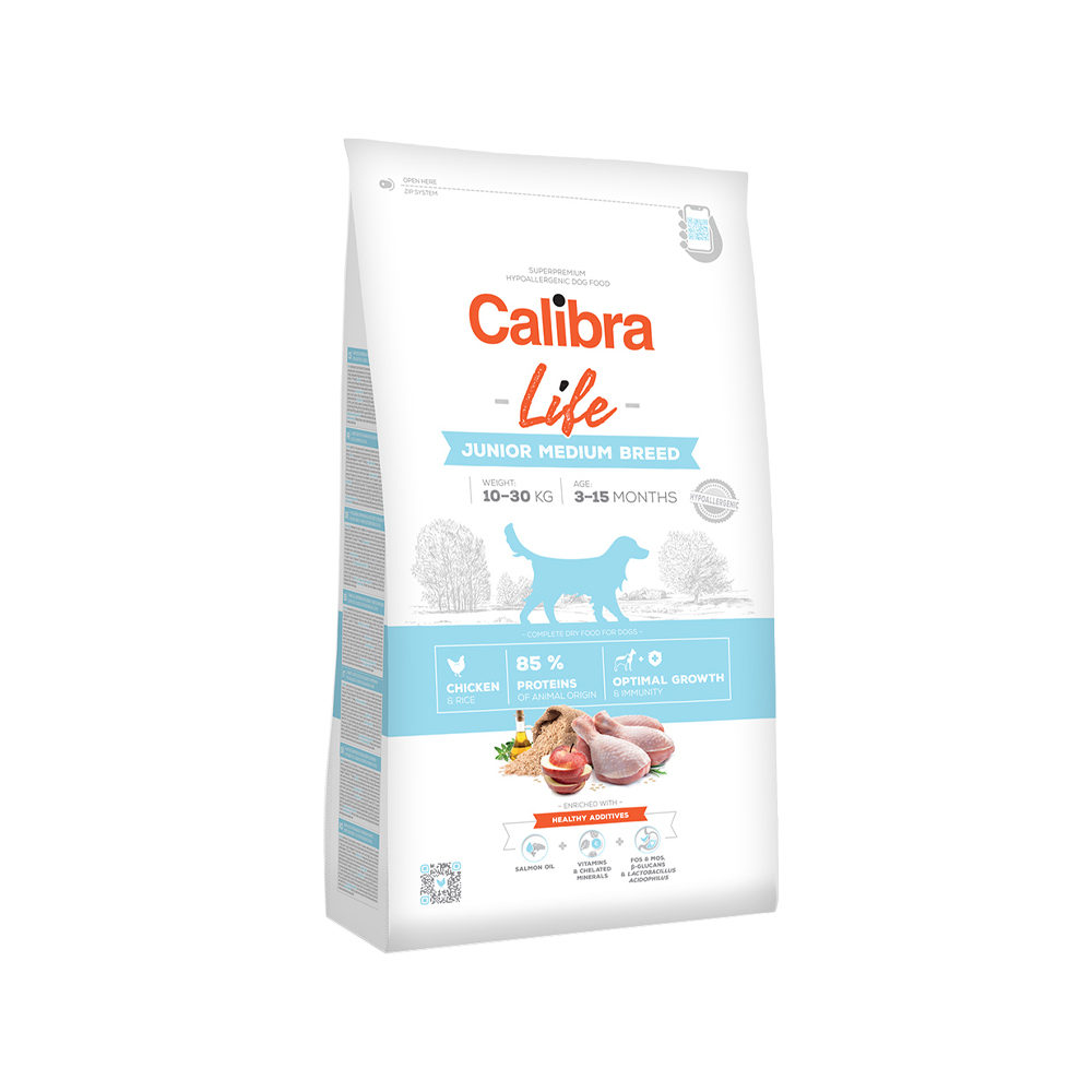 Calibra Dog Life Junior Medium Breed - Kip