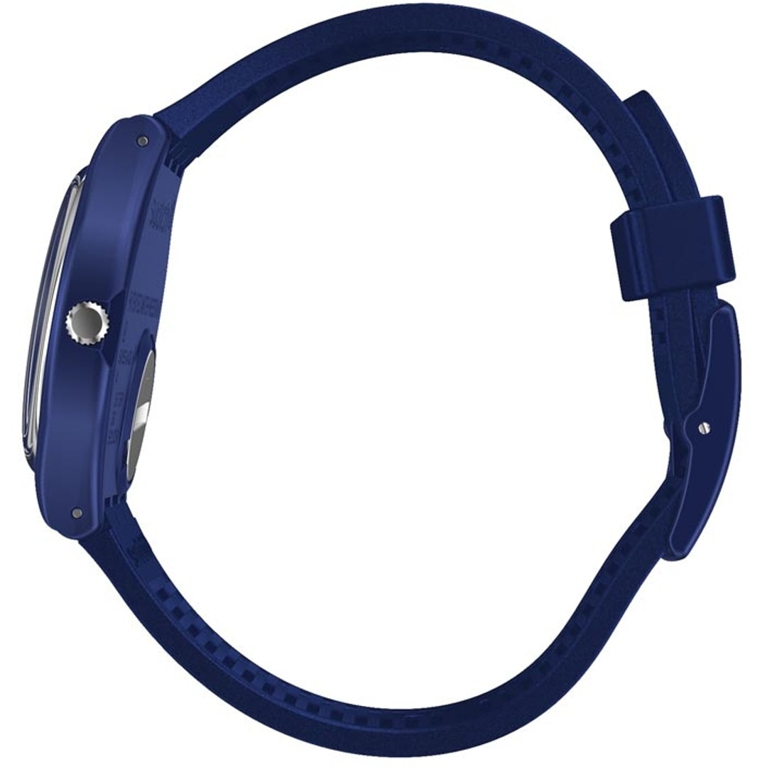 Swatch Original 34 Silver in Blue