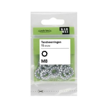 KARWEI tandveerring M8 (15 stuks)