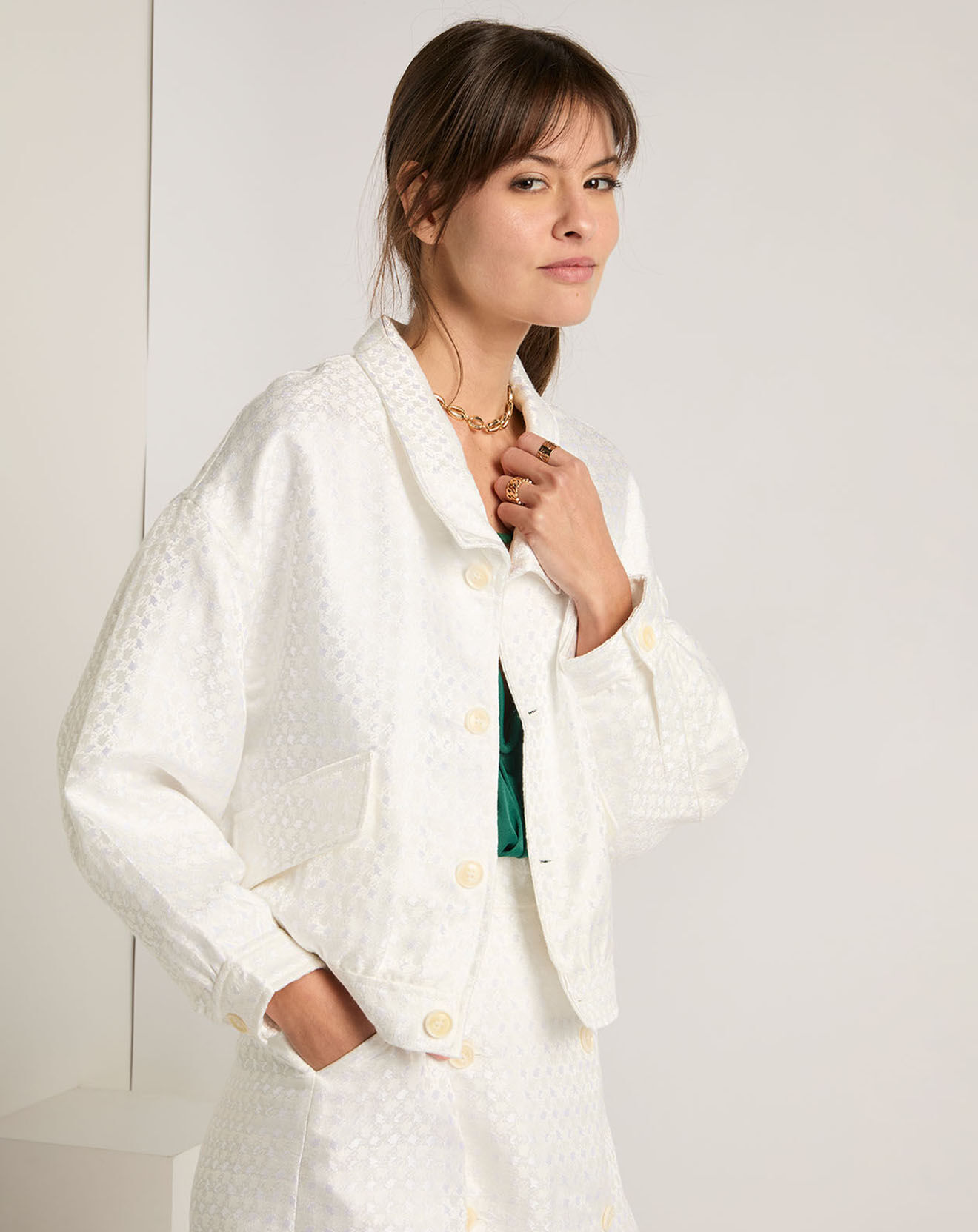 See u Soon Veste Aicha blanche