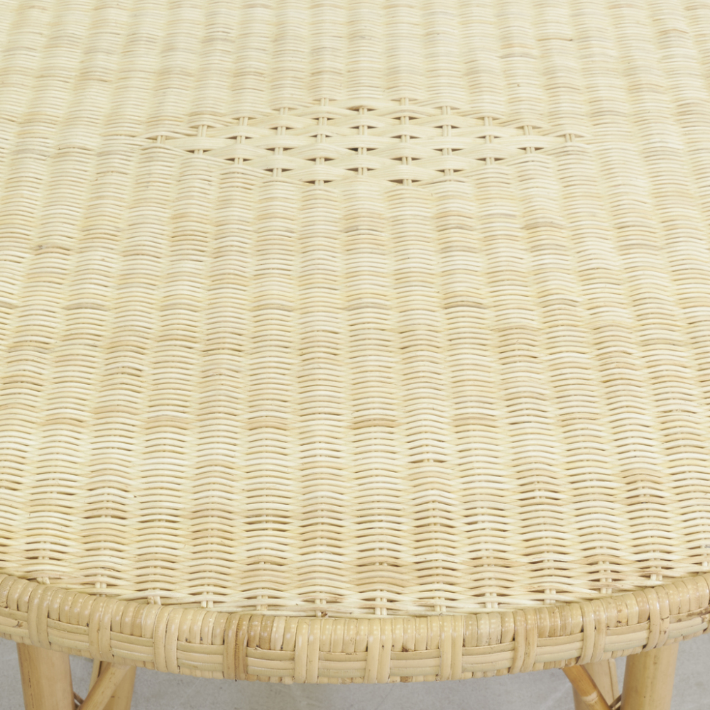 Table ronde en rotin naturel ø 120