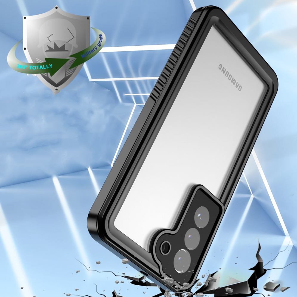 Samsung Galaxy S22 5G Wasserfeste Outdoor Schutz Hülle (IP68) - Schwarz