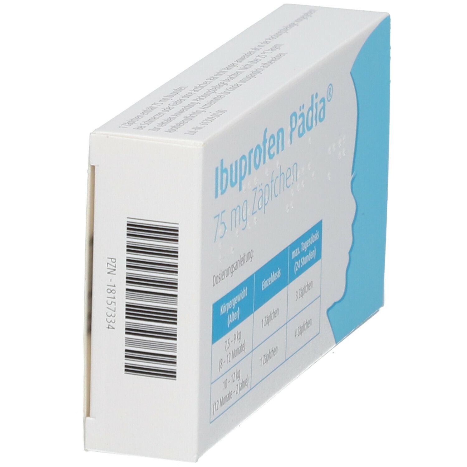 Ibuprofen Pädia® 75 mg Zäpfchen