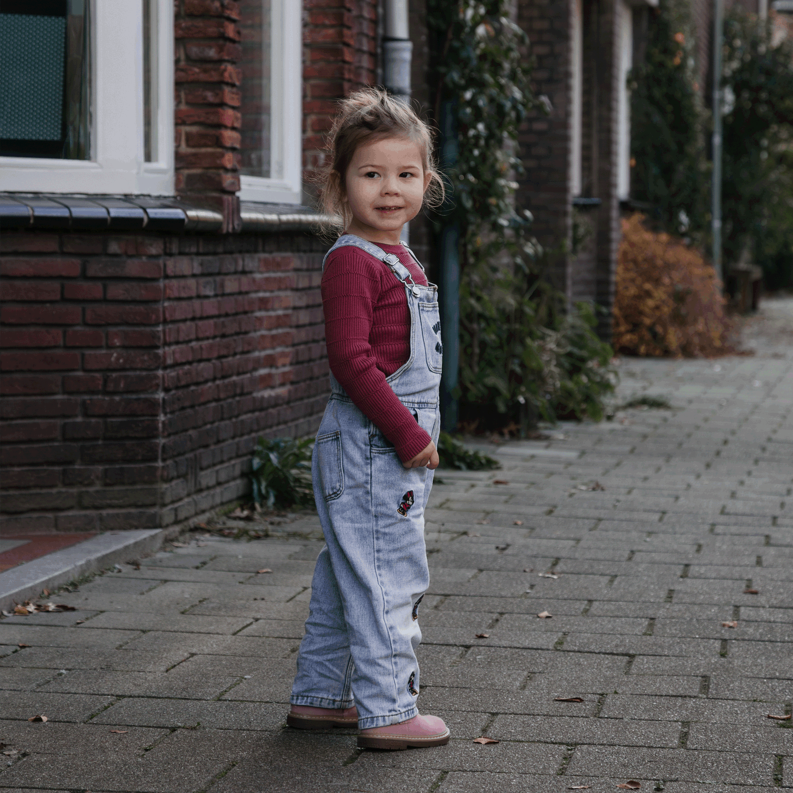 Shoesme roze laarsje met franjes Suède | Sale
