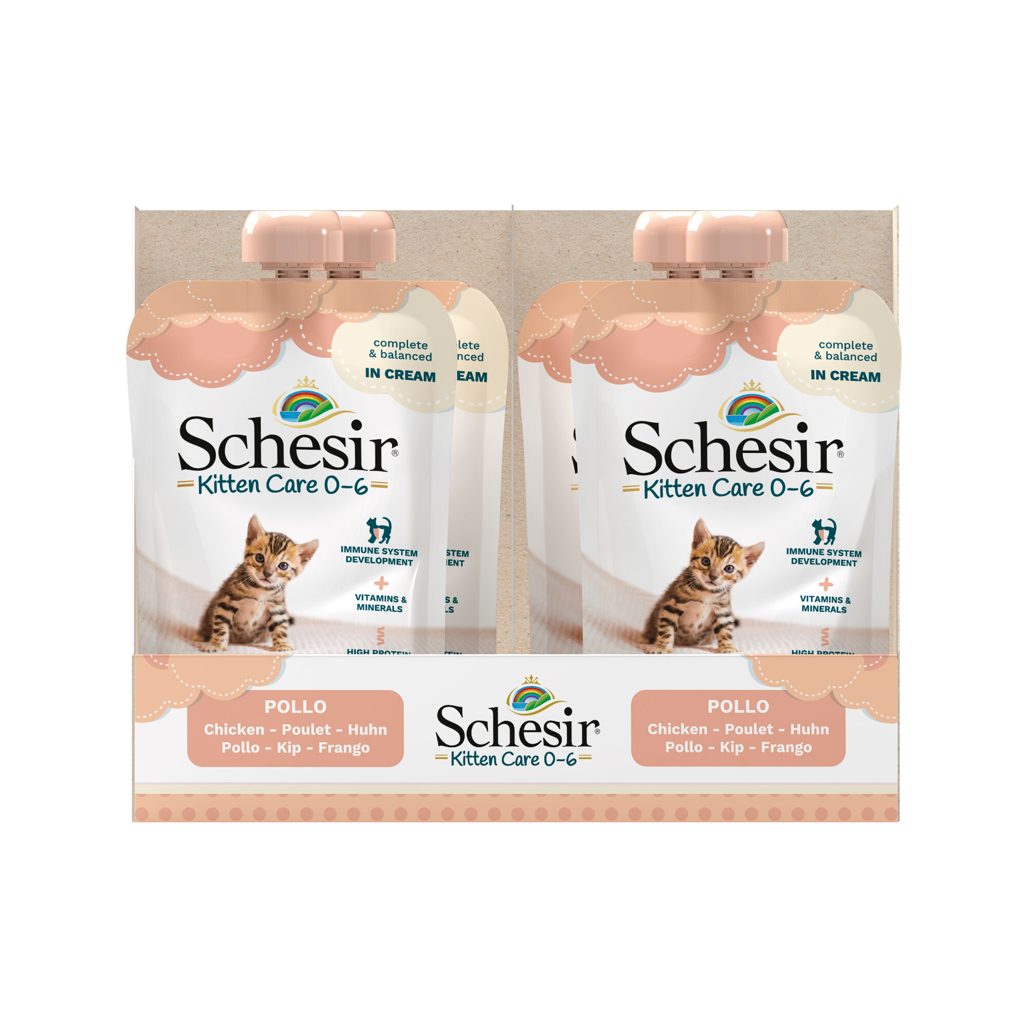 Schesir Kitten Pouch Cream