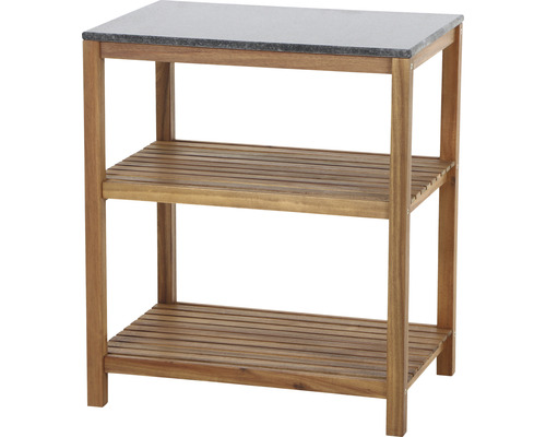 Buitenkeuken Siena Garden 75 x 52 x 87 cm Hout Steen Antraciet