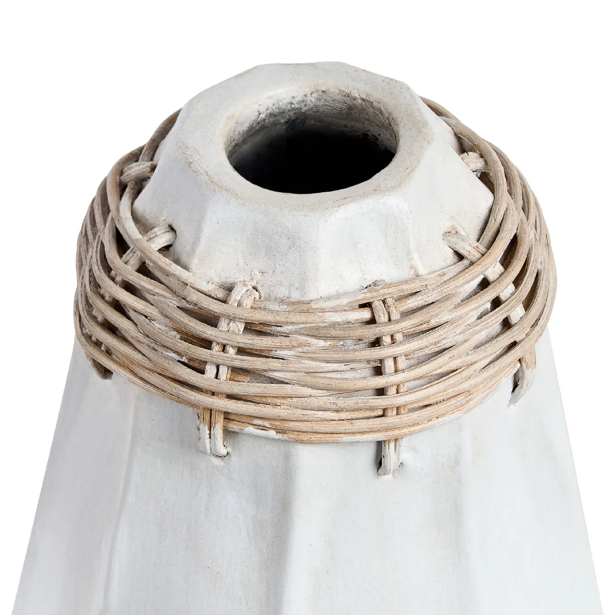 Beliani Vase KAMPAR - Blanc