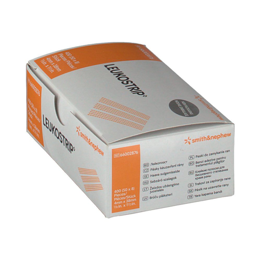 LEUKOSTRIP Nahtmaterialbox Wundnahtstreifen 4 mm x 38 mm