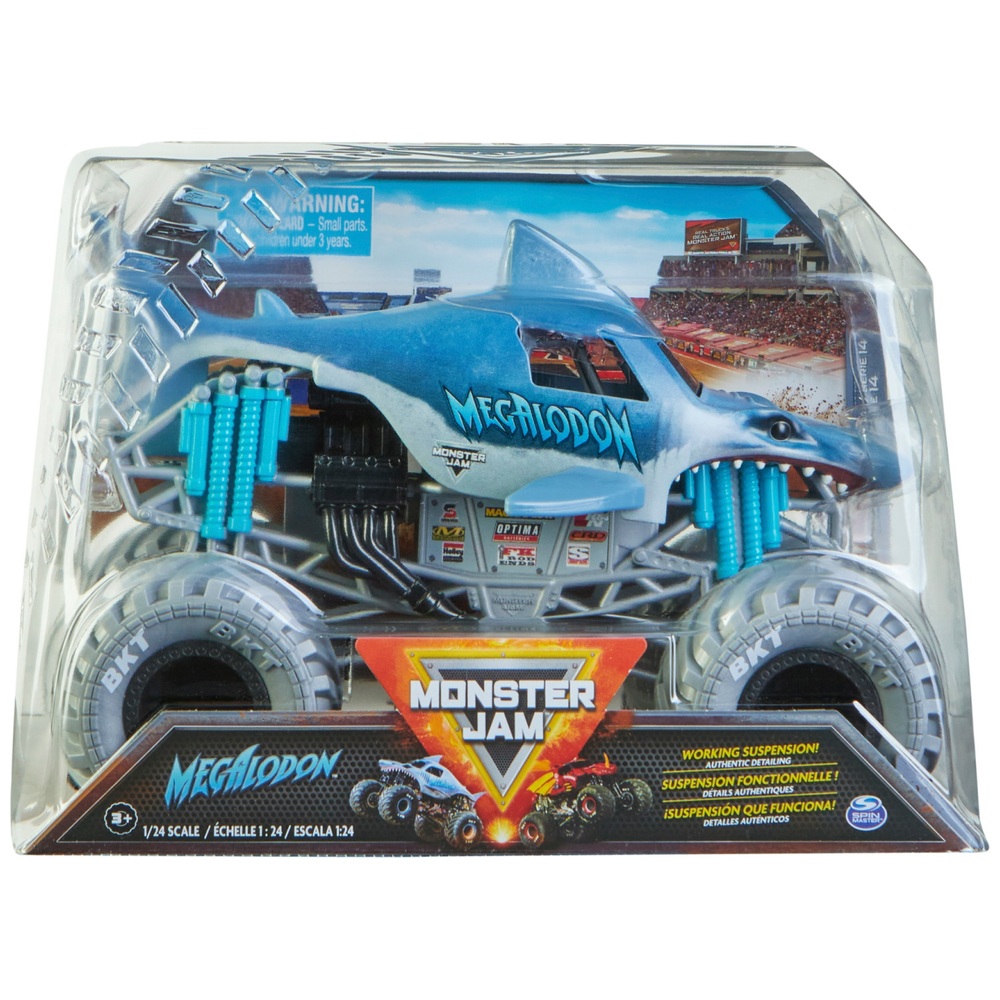 Monster Jam 1:24 Die-Cast Megalodon Truck