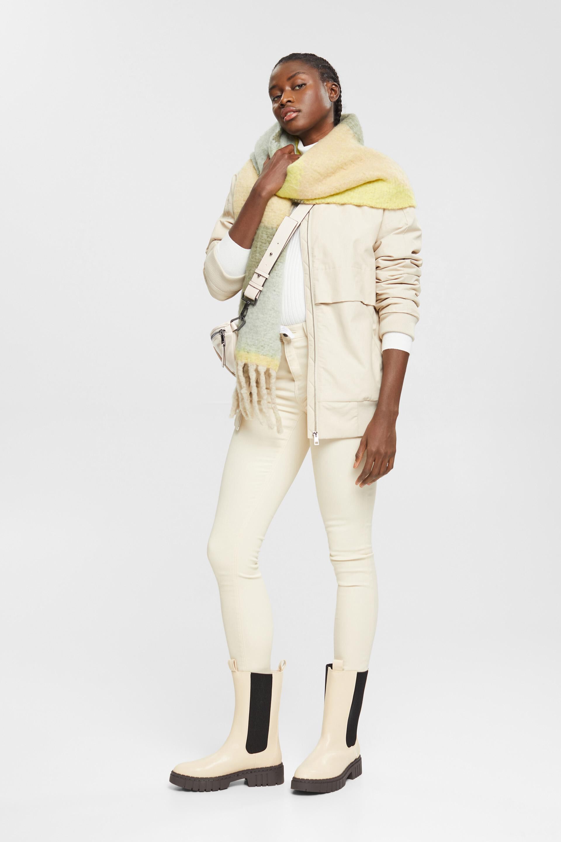 Blouson bombardier à empiècements