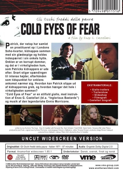 Cold Eyes Of Fear / Gli Occhi Freddi Della Paura - DVD