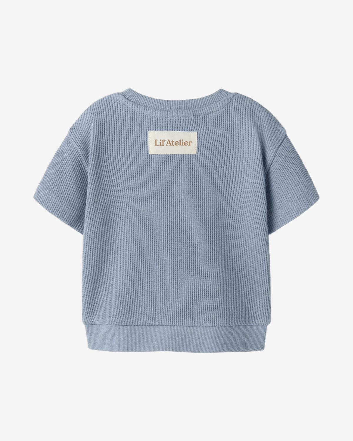 Topp Baby – Vaffelstruktur i Øko Bomull | NBMHARUN SS LOOSE SWEAT LIL